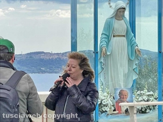 Madonna di Trevignano - La sedicente veggente Gisella Cardia
