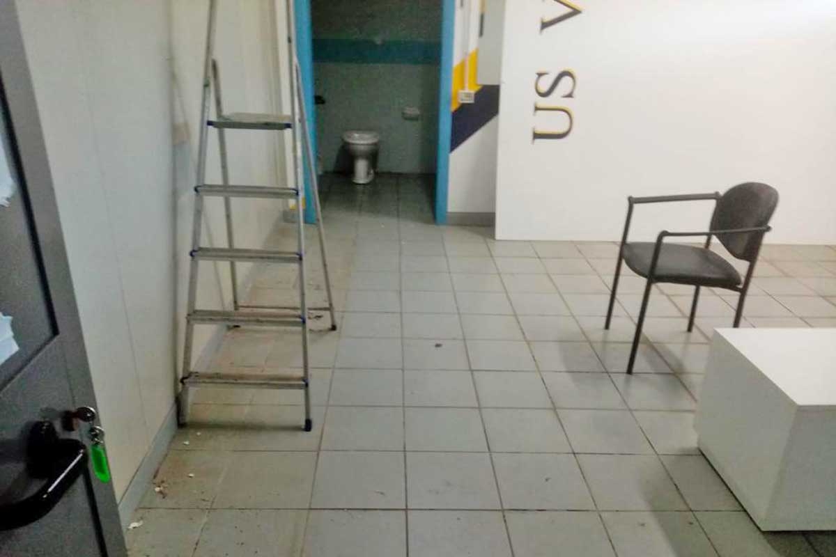 Sport - Calcio - Viterbese - Il Rocchi svuotato