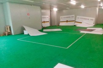 Sport - Calcio - Viterbese - Il Rocchi svuotato