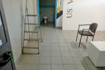 Sport - Calcio - Viterbese - Il Rocchi svuotato