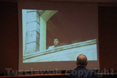 Un video proiettato durante la serata