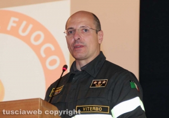 Il saluto del comandante Pianese e il benvenuto a Pozzi