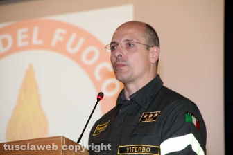 Il saluto del comandante Pianese e il benvenuto a Pozzi