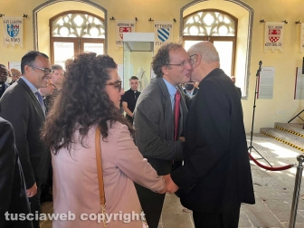 Il saluto del vescovo Lino Fumagalli