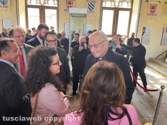 Il saluto del vescovo Lino Fumagalli
