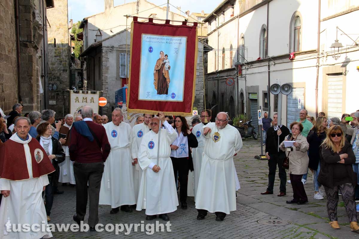 Viterbo - Il santissimo Salvatore tra le vie del centro