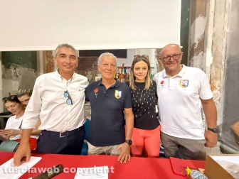 Facchini di santa Rosa - Il secondo giorno delle prove di portata - I sindaci di Montefiascone e Farnese, Giulia De Santis e Giuseppe Ciucci