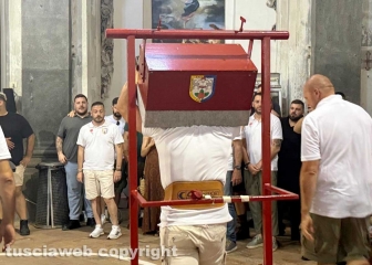 Facchini di santa Rosa - Il secondo giorno delle prove di portata