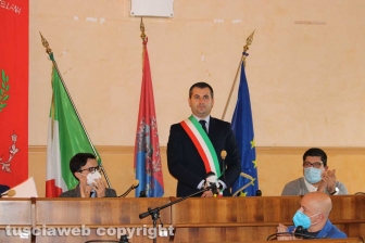 Civita Castellana - Comune - Il giuramento del sindaco Giampieri