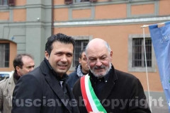 Il sindaco di Canepina Palozzi e il sindaco di Lubriano Pagliaccia