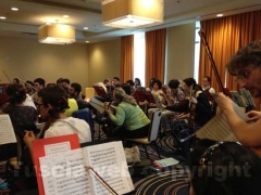 Le prove dei giovani orchestrali