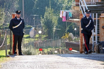 Il sopralluogo dei Ris