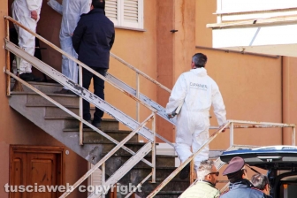 Il sopralluogo dei Ris