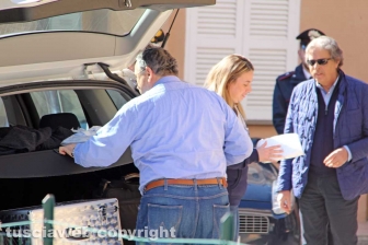 Il sopralluogo dei Ris