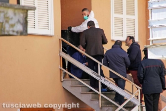 Il sopralluogo dei Ris