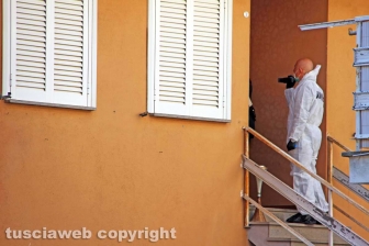 Il sopralluogo dei Ris