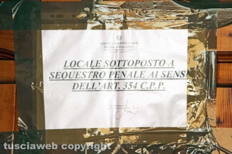 Il sopralluogo dei Ris