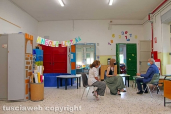 Il sopralluogo del sindaco nelle scuole