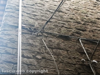 Viterbo - Il sopralluogo di e-distribuzione nel centro storico