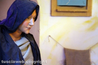 Il suggestivo presepe a Palazzo dei Papi