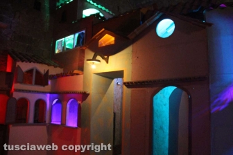 Il suggestivo presepe a Palazzo dei Papi