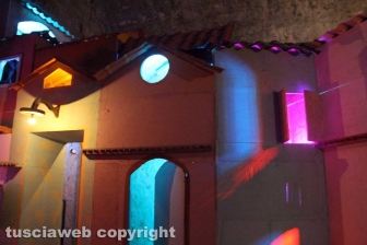 Il suggestivo presepe a Palazzo dei Papi