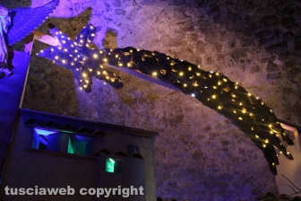 Il suggestivo presepe a Palazzo dei Papi