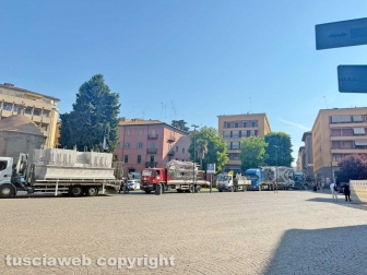 Macchina di Santa Rosa - Il trasporto dei pezzi per il montaggio di Dies Natalis