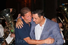 Alessandro Lucarini con il sindaco Marini