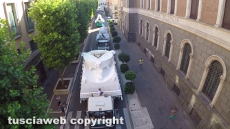 Santa Rosa - Il trasporto di Gloria visto dall\'alto