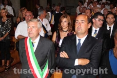 Il sindaco Leonardo Michelini e il presidente della Regione Nicola Zingaretti