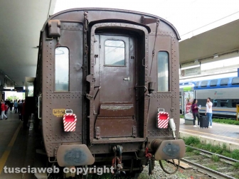 Il treno a vapore a Orte