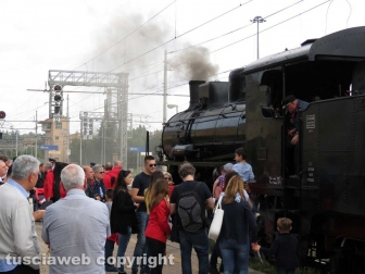 Il treno a vapore a Orte