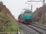 Il treno deragliato