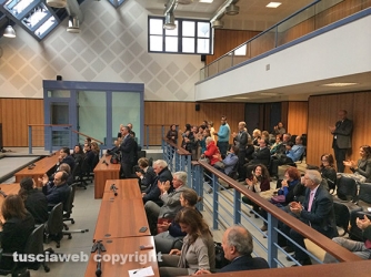 Il tribunale saluta il suo presidente Maurizio Pacioni, che si avvia alla pensione