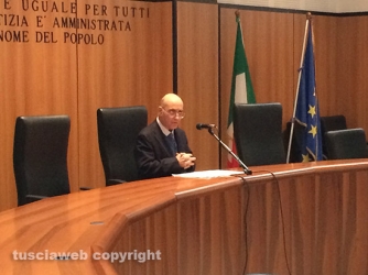 Il presidente del tribunale Maurizio Pacioni