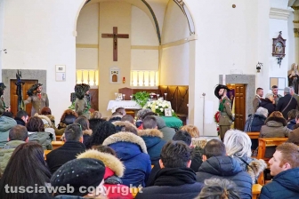 Il tricolore sul feretro di Mauro Marsiglioni