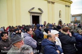 Il tricolore sul feretro di Mauro Marsiglioni