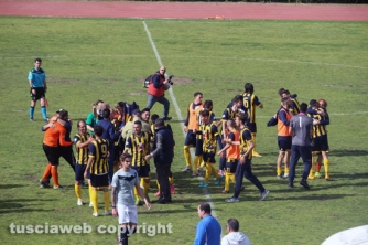 Calcio - Il trionfo della Viterbese