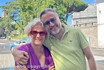 Viterbo - Il TusciaPride 2026 - Emanuele Aronne con Lina della Monache