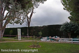 Maltempo - Viterbo - Le strutture del Tennis Club danneggiate dal vento