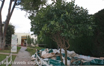 Maltempo - Viterbo - Le strutture del Tennis Club danneggiate dal vento