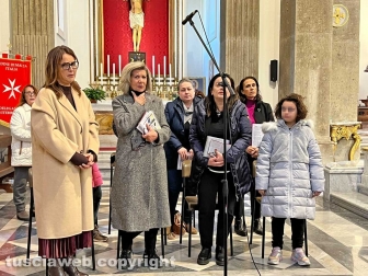 Viterbo - La messa prenatalizia alla basilica della Quercia