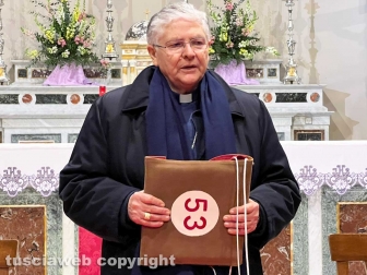 Il vescovo Piazza incontra i facchini del Sodalizio