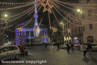 Il video mapping sul teatro dell'Unione