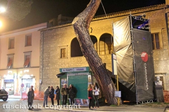 Il video mapping sul teatro dell'Unione
