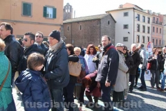 La fila ai seggi
