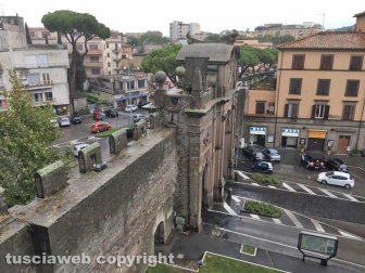 Porta Fiorentina vista dal museo