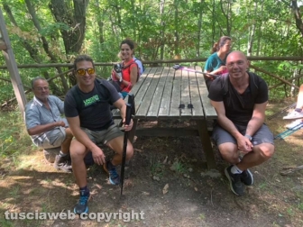 In cammino sulle vie dell'esilio di Santa Rosa