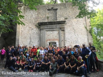 In cammino sulle vie dell'esilio di santa Rosa